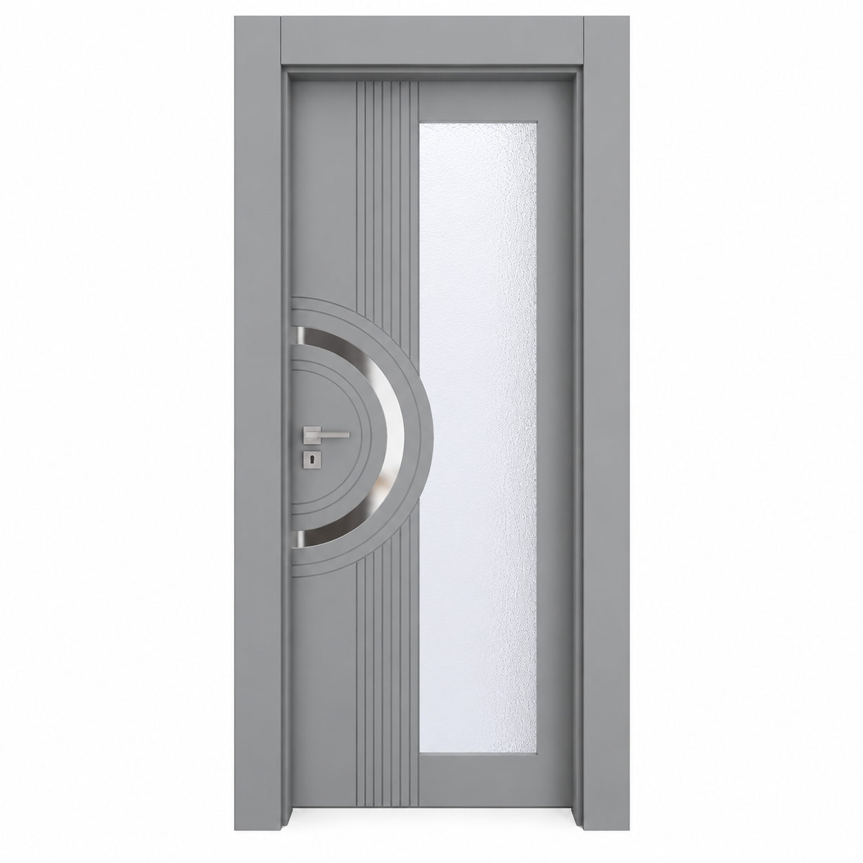 BY-6003V Porte intérieure Laqué Vitrée